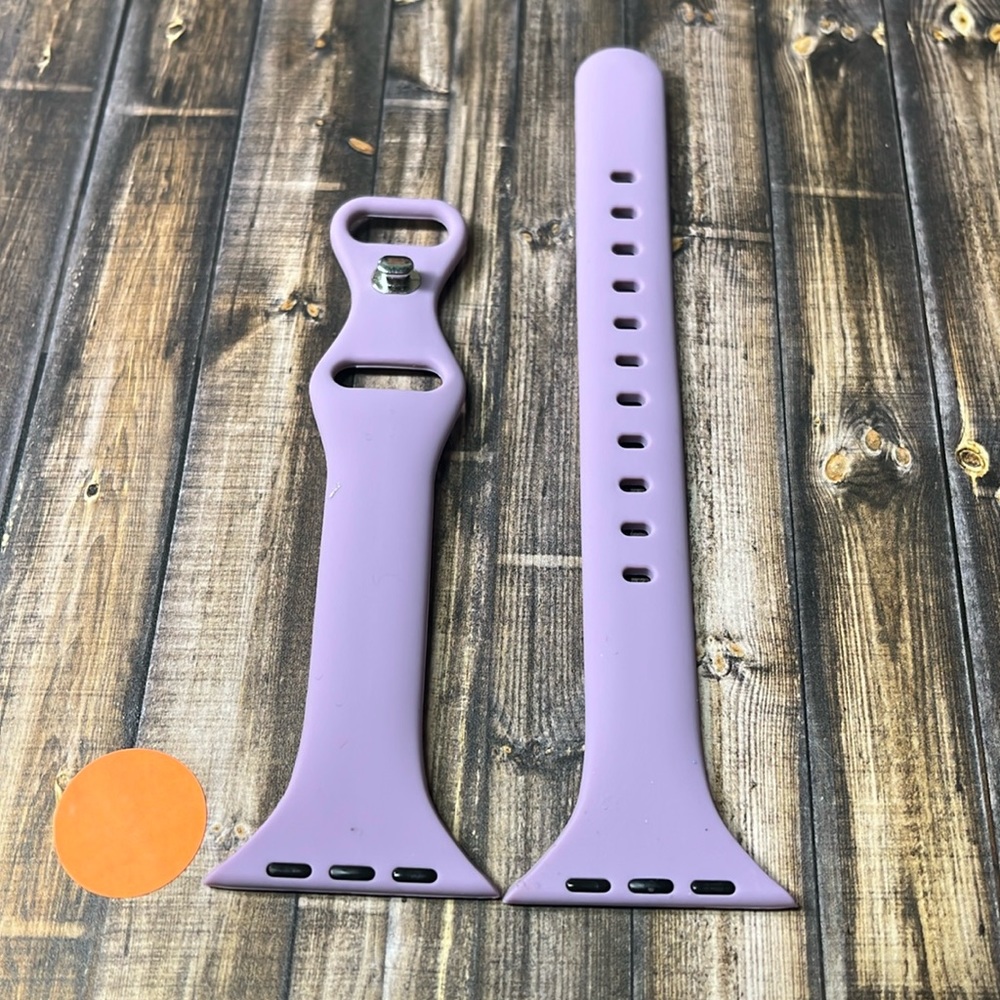 5for$10 Skinny 42mm/44mm/45mm/49mm S/M Adjustable Apple Watch Bands Purple Lilac